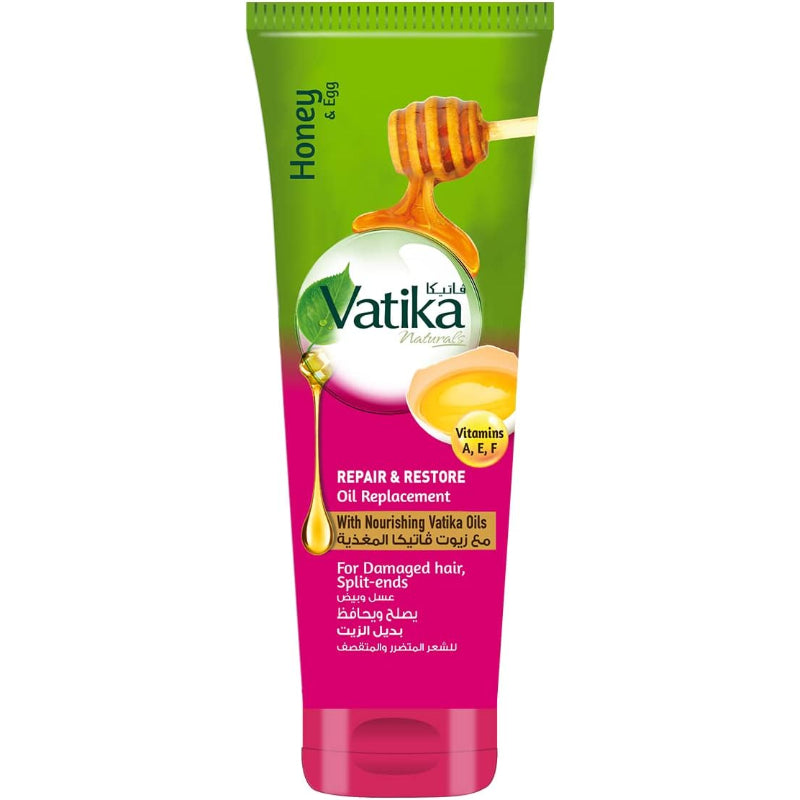 Vatika Naturals Honey & Egg Repair & Restore Oil Replacement 200ml