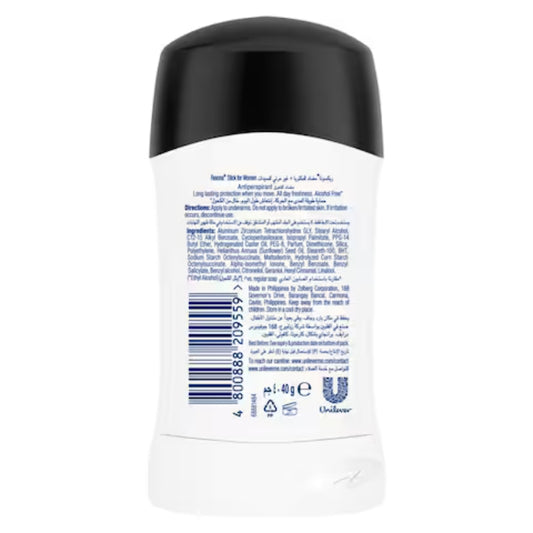 Rexona Women Antibacterial + Invisible Antiperspirant Deodorant Stick 40g