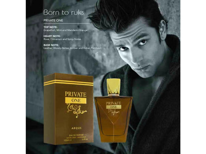LA MUSE Arqus Private One Eau de Parfum for Men 100ml (Sophisticated & Long-Lasting Fragrance)