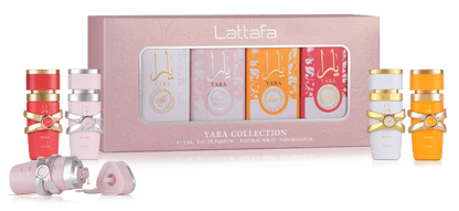Lattafa My Yara Collection Eau de Parfum 4 x 5ml - Long Lasting Original Miniature Fragrance Set for Women
