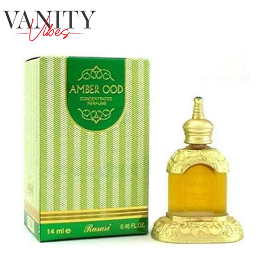 Amber Oudh Attar By Rasasi 14ml For Men & Women
