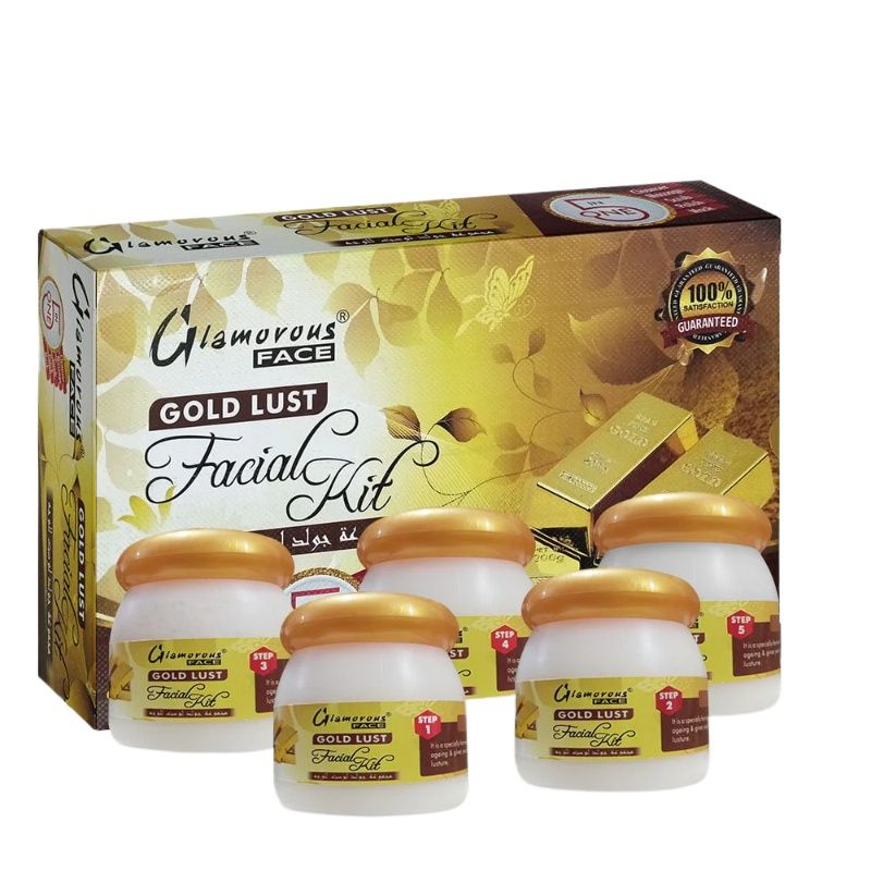 Glamorous Face 5 In 1 Gold Lust Facial Kit