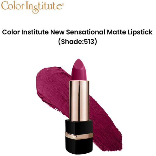 Color Institute New Sensational Matte Lipstick (Shade:513)