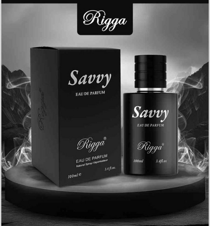 Rigga Savvy Eau De Parfum 100ml – Long Lasting Fresh Woody Aromatic Fragrance Perfume for Men & Women Elegant Daily Wear Scen