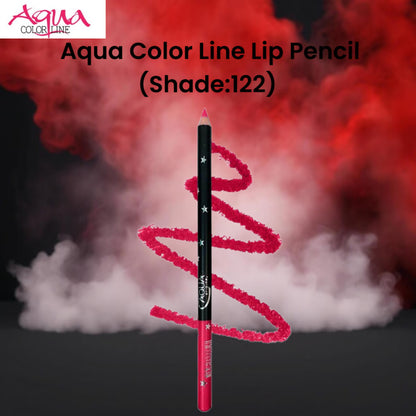 Aqua Color Line Lip Pencil (Shade:122)