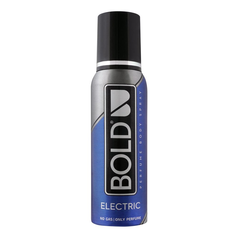 Bold Electric Perfume Body Spray 120ml For Men & Women – Long Lasting Fresh Fragrance Deodorant Spray, Strong Scent Body Mist