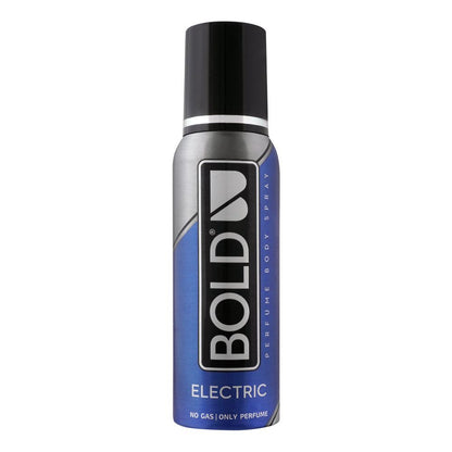 Bold Electric Perfume Body Spray 120ml For Men & Women – Long Lasting Fresh Fragrance Deodorant Spray, Strong Scent Body Mist