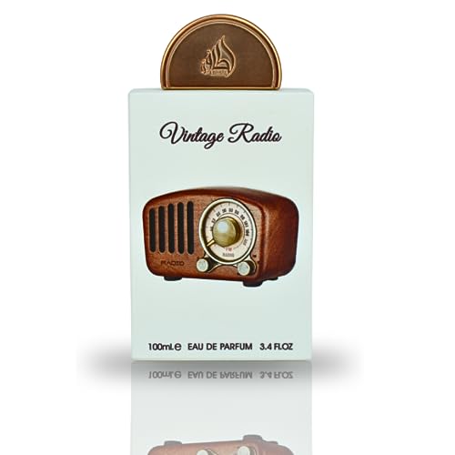 Lattafa Vintage Radio Eau de Parfum 100ml - Long Lasting Original Elegant Unisex Fragrance for Men & Women