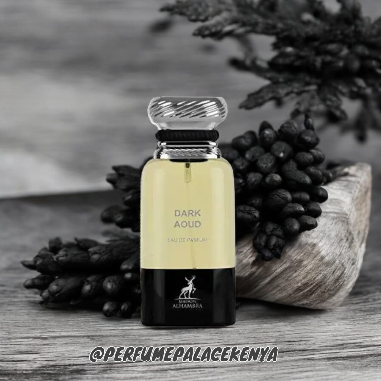 Maison Alhambra Dark Aoud Eau de Parfum 80ml Unisex Long-Lasting Oud & Woody Fragrance