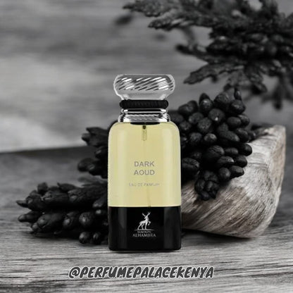 Maison Alhambra Dark Aoud Eau de Parfum 80ml Unisex Long-Lasting Oud & Woody Fragrance