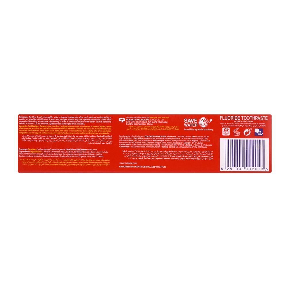 Colgate Triple Action Original Mint Toothpaste 125ml Cavity Protection, Fresh Breath & Strong Teeth