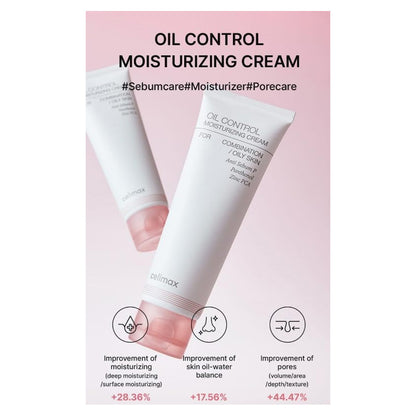 Celimax Oil Control Moisturizing Cream 80 ml Lightweight Hydration & Shine Control (K Beauty)