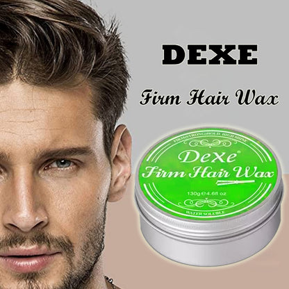 DEXE Firm Hair Wax Strong Hold 130 g Long-Lasting Hold & Defined Hairstyle (Green)