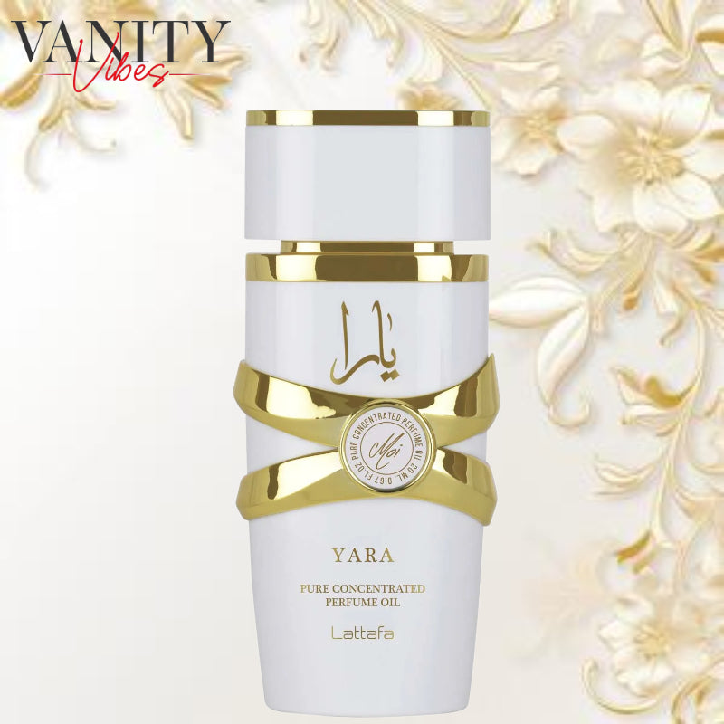Lattafa Yara Moi Concentrated Perfume Oil 20ml - Long Lasting Original Creamy Sweet Fragrance for Women