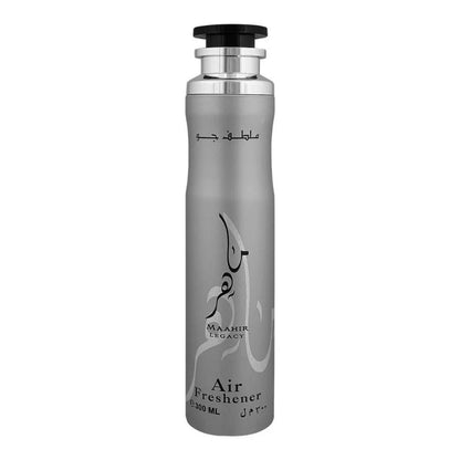 Lattafa Maahir Legacy Perfume Air Freshener 300ml – Long Lasting Luxury Fresh Aromatic Room Spray for Home & Office