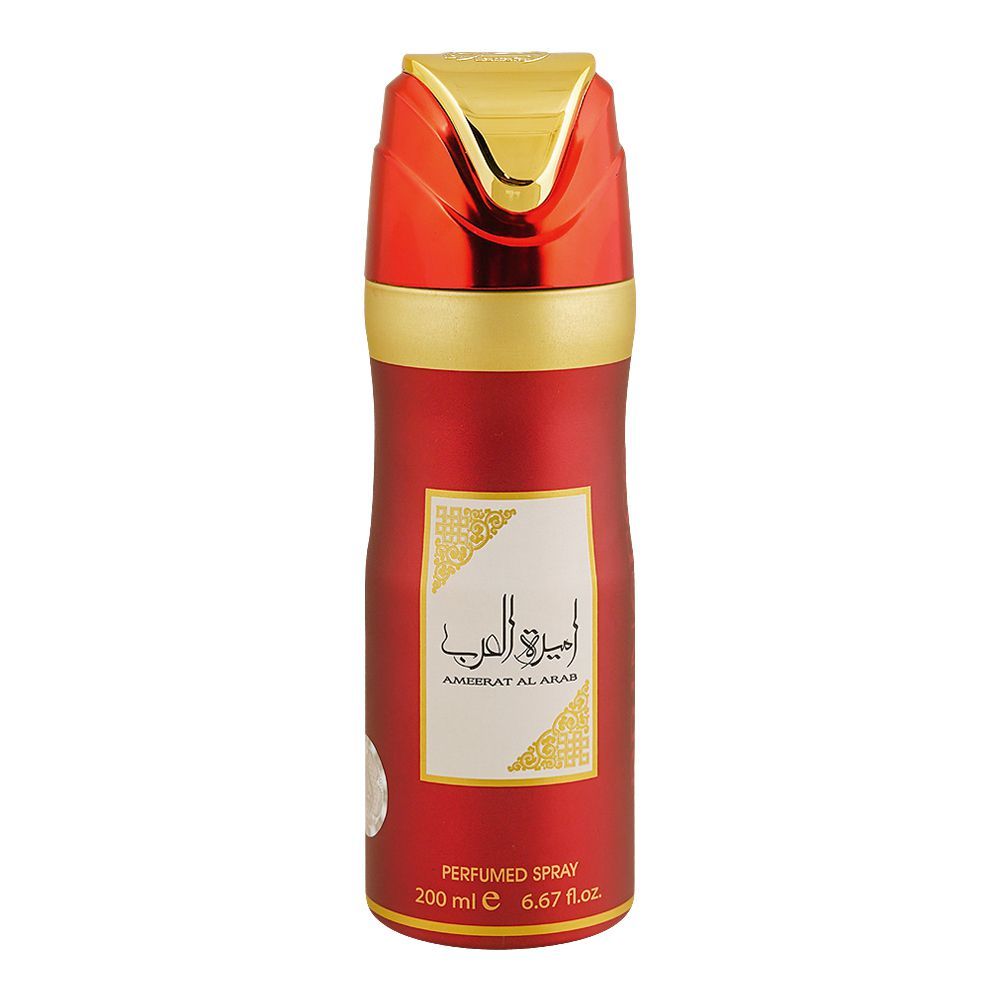 Lattafa Ameerat Al Arab Body Spray 200ml - Long Lasting Elegant Fragrance for Women