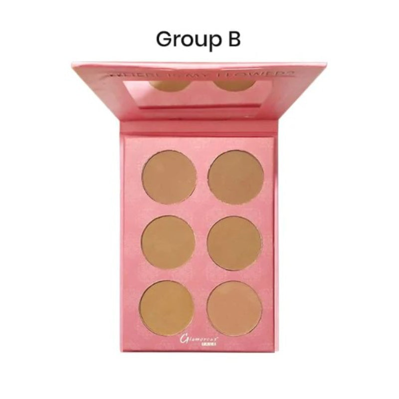 Glamorous Face 6 Color Powder Contour Kit (Group B)