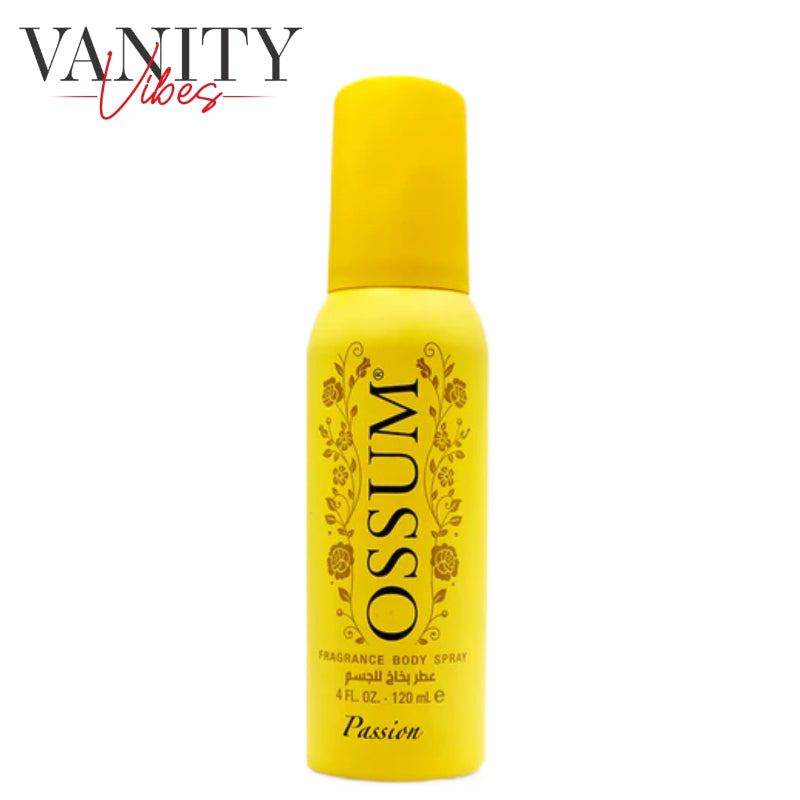 Ossum Passion Perfume Spray for Women 120ml - Long Lasting Sweet Floral Fragrance Body Mist Deodorant Spray for Daily Wear