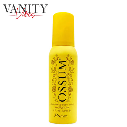 Ossum Passion Perfume Spray for Women 120ml - Long Lasting Sweet Floral Fragrance Body Mist Deodorant Spray for Daily Wear