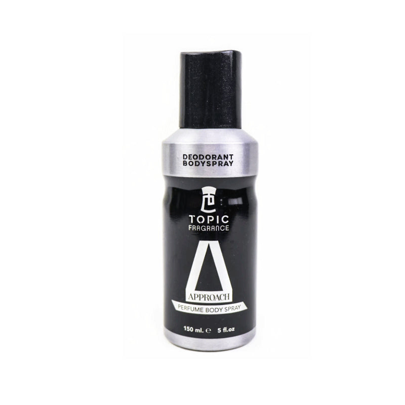 Topic Fragrance Approach Perfume Body Spray 150ml Long-Lasting Fresh & Elegant Scent