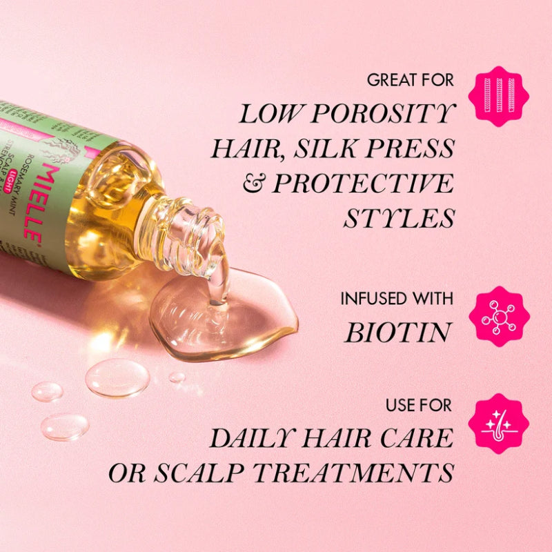 Mielle Rosemary Mint Light Scalp & Hair Strengthening Oil 59 ml