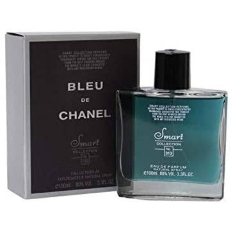 Smart Collection Bleu De Chanel Eau de Parfum 100ml - Long Lasting Fresh Woody Aromatic Masculine Fragrance Spray