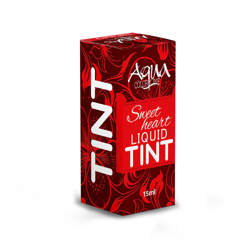 Aqua Color Line Sweet Heart Tint (Chili Red)