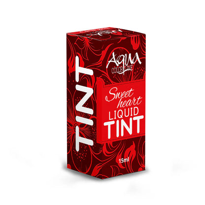 Aqua Color Line Sweet Heart Tint (Chili Red)
