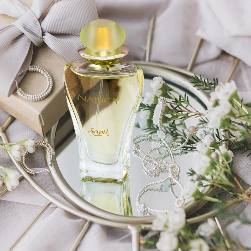 Sapil Green Nancy Eau de Parfum for Women 50ml - Long Lasting Floral Fruity Fragrance Perfume Spray for Daily Wear, Elegant F