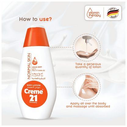 Creme 21 Germany Body Lotion For Normal Skin Aqua Soft 250ml