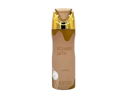 Lattafa Eclaire Eau de Parfum Body Spray 200 ml Long-Lasting Freshness & Sweet Gourmand Fragrance