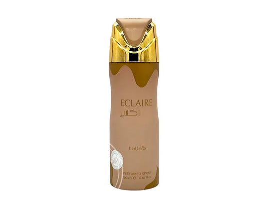 Lattafa Eclaire Eau de Parfum Body Spray 200 ml Long-Lasting Freshness & Sweet Gourmand Fragrance