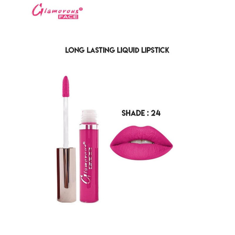 Glamorous Face Long Lasting Liquid Lipstick (shade 24)