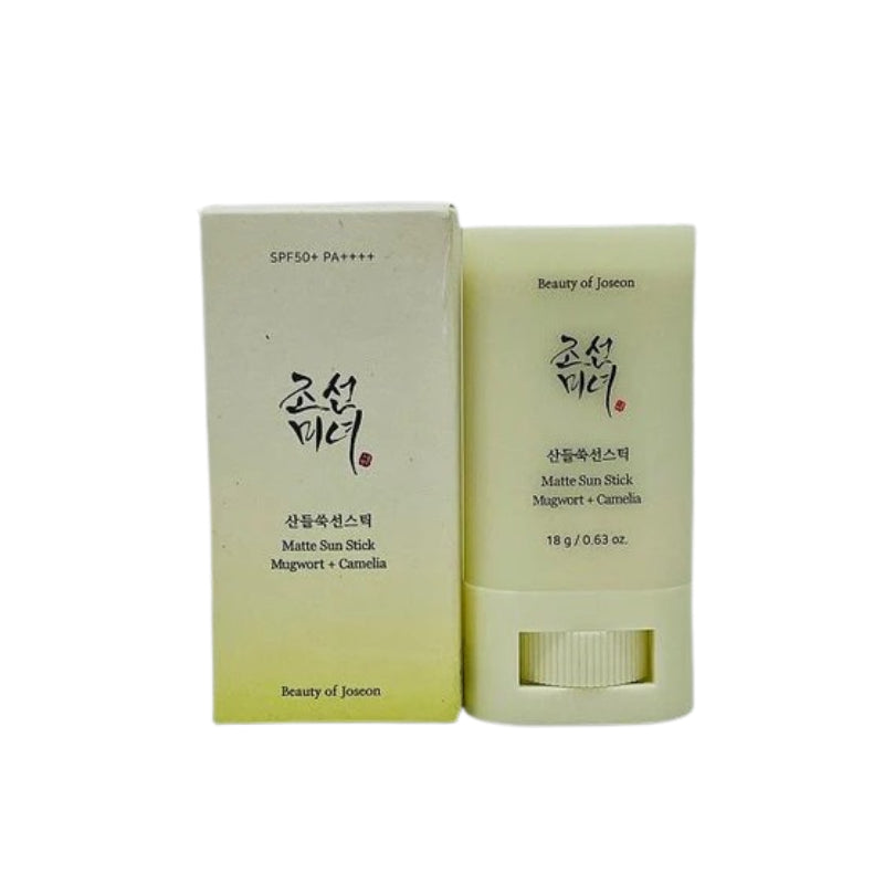 Beauty of Joseon Matte Sun Stick with Mugwort & Camellia 18 g SPF Protection & Oil Control (K Beauty)