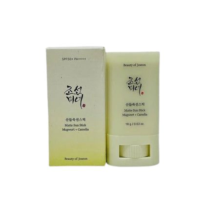 Beauty of Joseon Matte Sun Stick with Mugwort & Camellia 18 g SPF Protection & Oil Control (K Beauty)