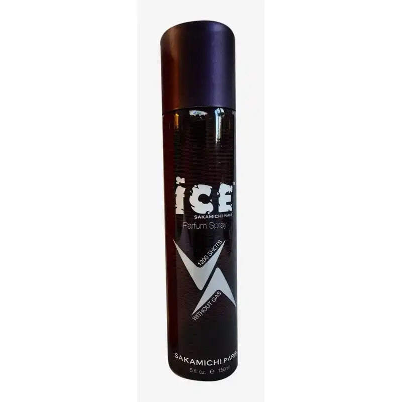 ICE Sakamichi Paris Black Parfum Spray Body Spray 150ml Long-Lasting Bold Masculine Fragrance