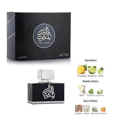 Lattafa Al Dur Al Maknoon Silver EDP Fragrance For Men And Women 100ml