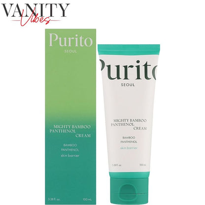 Purito Mighty Bamboo Panthenol Cream 100 ml Deep Moisturizing & Skin Barrier Repair (K Beauty)