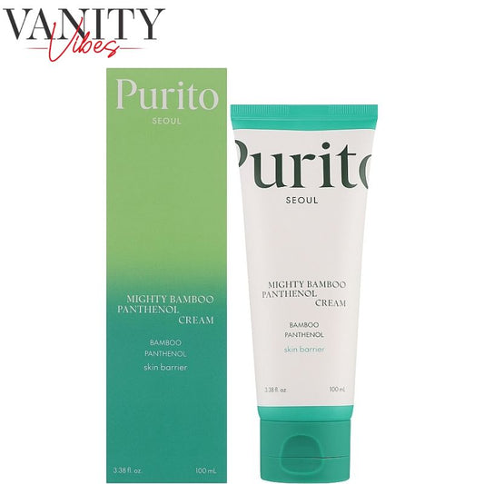 Purito Mighty Bamboo Panthenol Cream 100 ml Deep Moisturizing & Skin Barrier Repair (K Beauty)