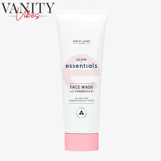 Oriflame Glow Essentials Face Wash with Vitamins E & B3 125ml