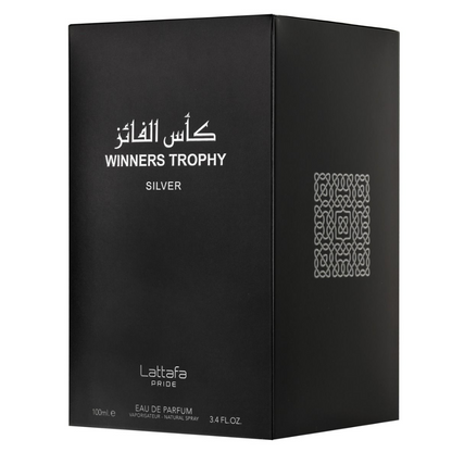 Lattafa Winners Trophy Silver Pride Eau de Parfum 100ml Masculine Fresh & Woody Fragrance