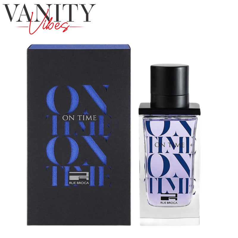On Time Blue by Rue broca Afnan edp 100ml