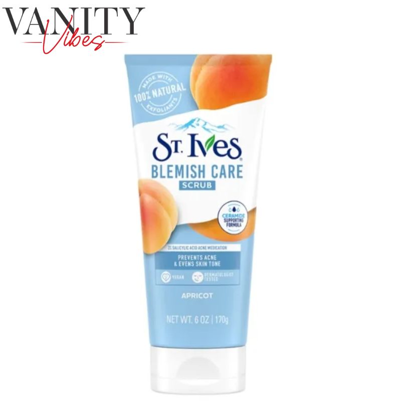 St. Ives Blemish Care Scrub Apricot 170g Deep Cleansing & Anti-Blemish Face Scrub