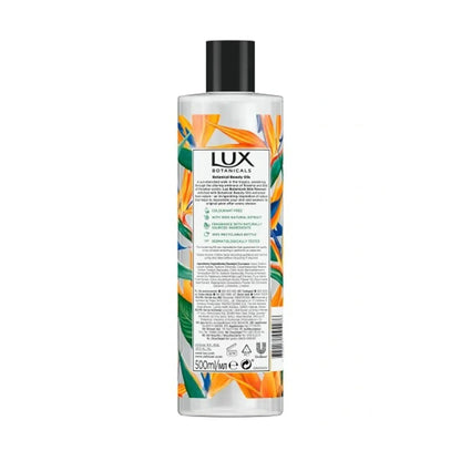 Lux Botanicals Bird of Paradise & Rosehip Oil Daily Shower Gel 500ml Nourishing Cleanse & Radiant Skin