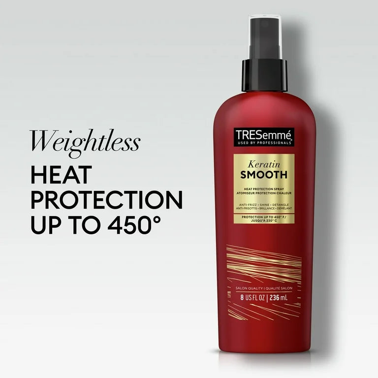 TRESemmé Keratin Smooth Heat Protection Spray 236ml Heat Defense & Frizz Control