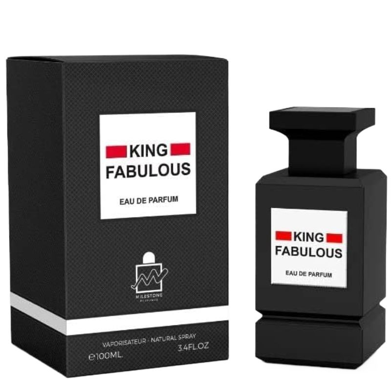 Milestone Parfums King Fabulous Eau De Parfum 100ml – Long Lasting Bold Luxury Fragrance for Men & Women