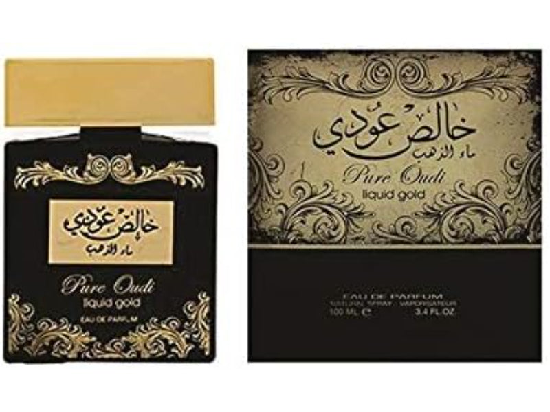 Lattafa Pure Oudi Liquid Gold For Women And Men- Eau de Parfum, 100ml