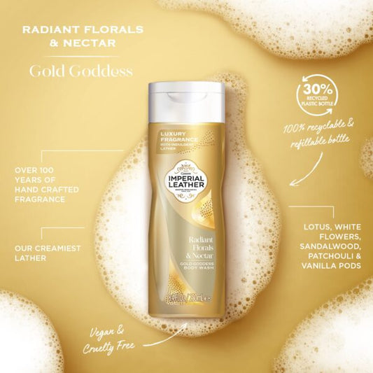 Imperial Leather Radiant Florals & Nectar Gold Goddess Body Wash 250ml