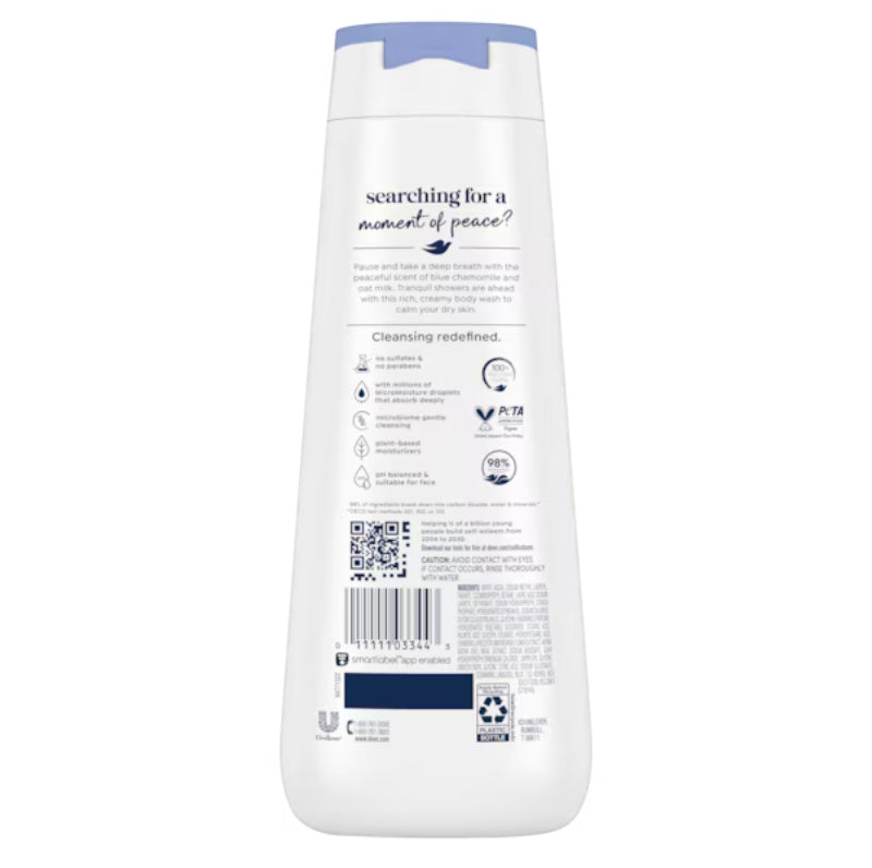 Dove Anti-Stress Body Wash With Chamomile and Oat Milk 20 fl oz-591ml