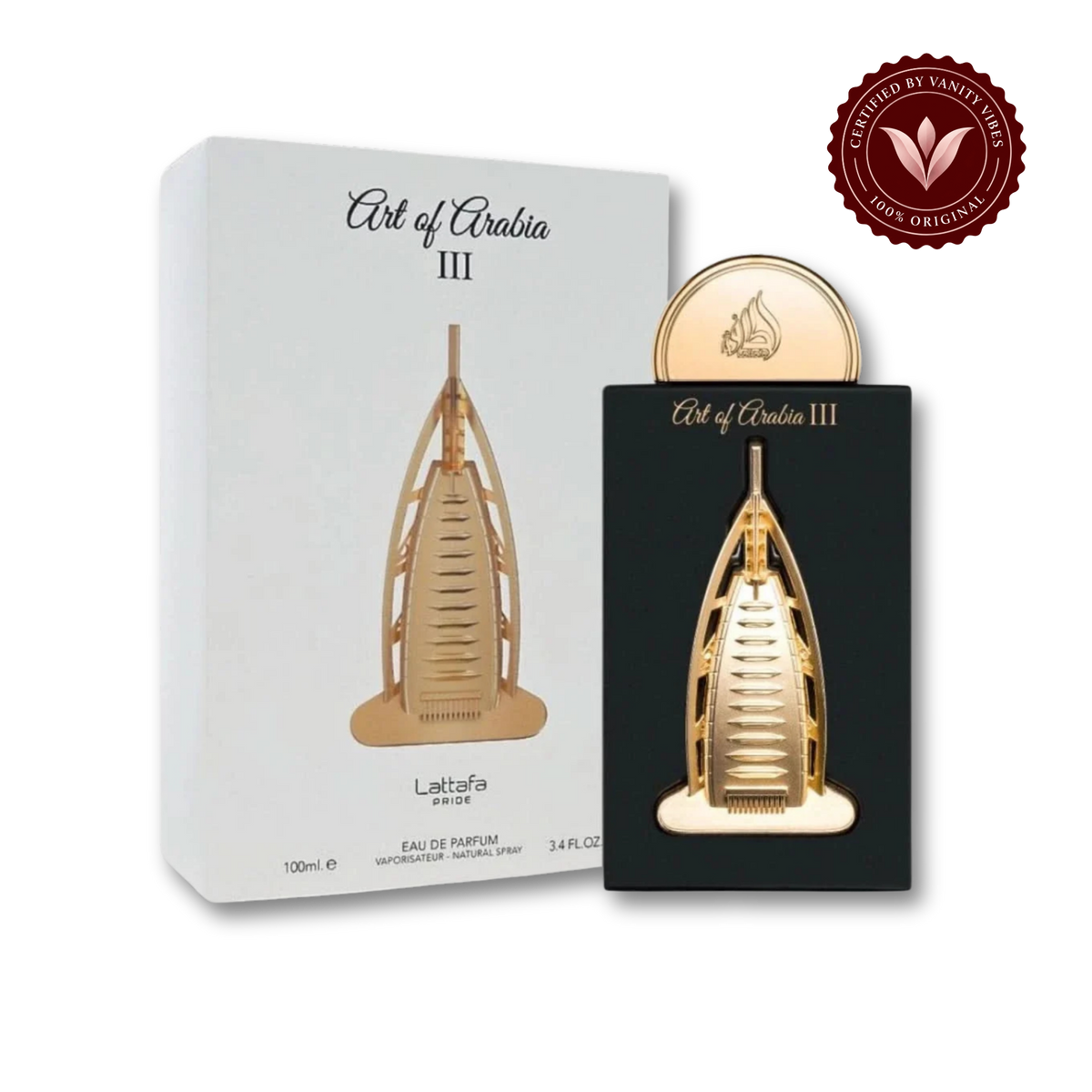 Lattafa Pride Art Of Arabia III Eau de Parfum 100ml - Long Lasting Original Elegant Unisex Fragrance for Men & Women
